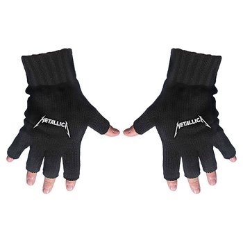 Metallica Unisex Fingerless Gloves: Logo