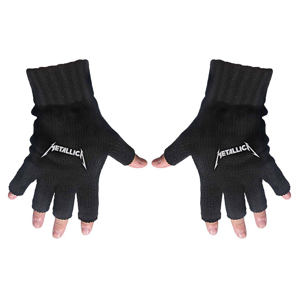 Metallica Unisex Fingerless Gloves: Logo - 2