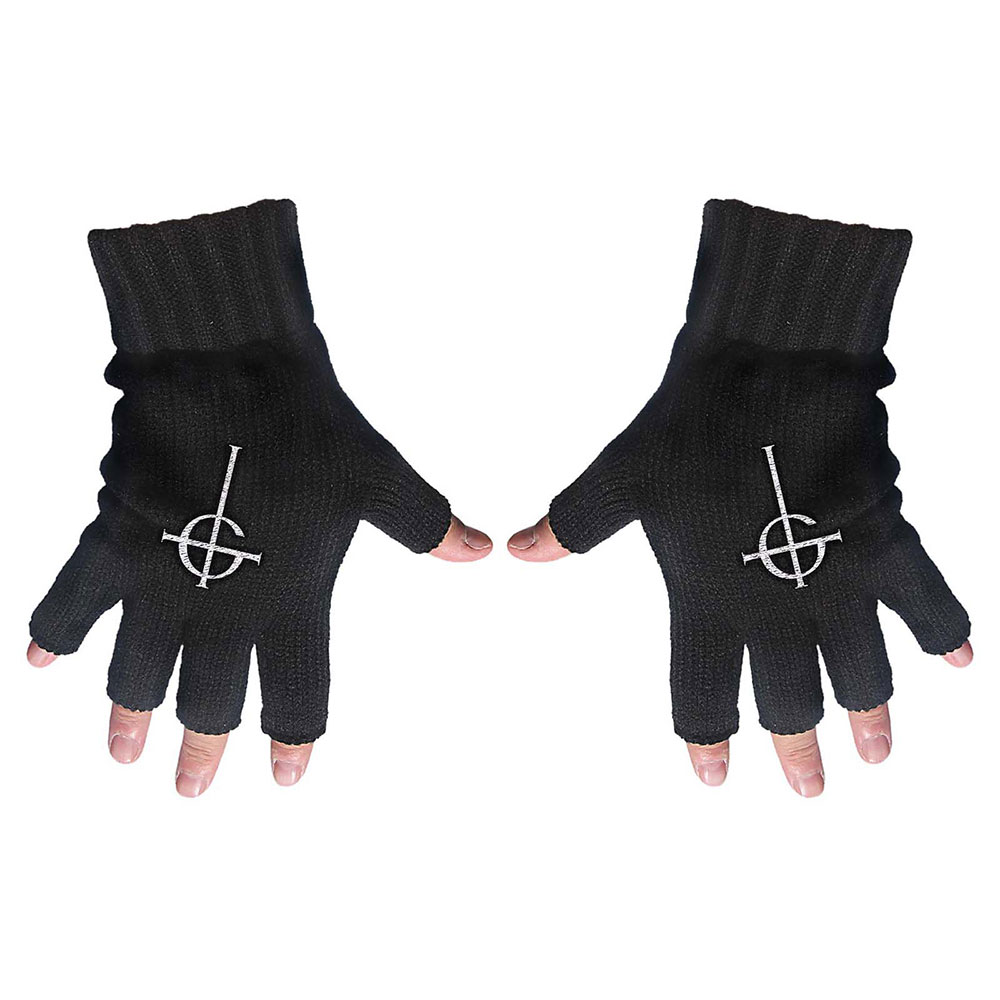Ghost Unisex Fingerless Gloves: Ghost Cross