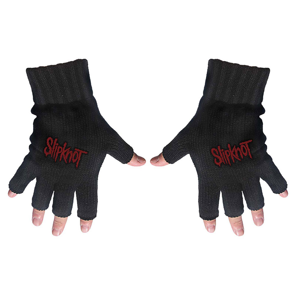 Slipknot Unisex Fingerless Gloves: Logo