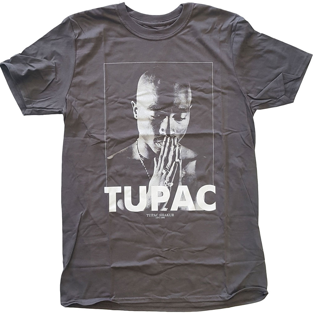 Tupac Unisex T-Shirt: Praying (Small) - 2