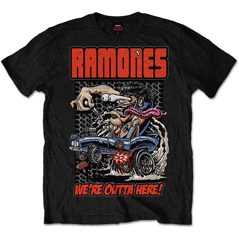 Ramones Unisex T-Shirt: Outta Here (Small)