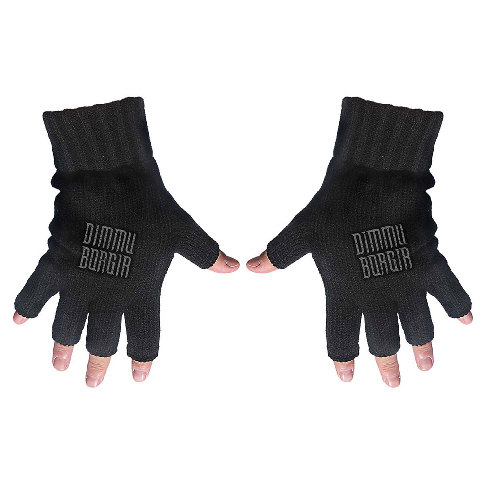 Dimmu Borgir Unisex Fingerless Gloves: Logo