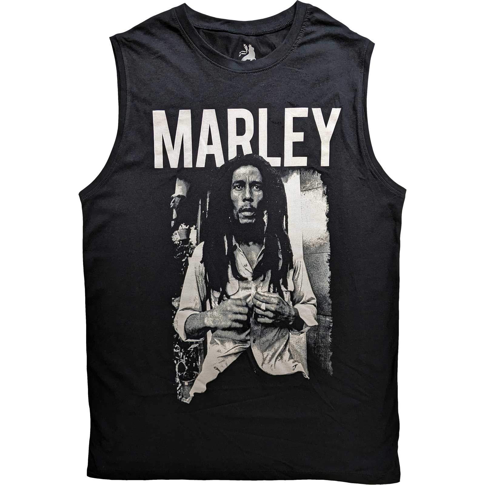 Bob Marley Unisex Tank T-Shirt: Marley B&W (Large)