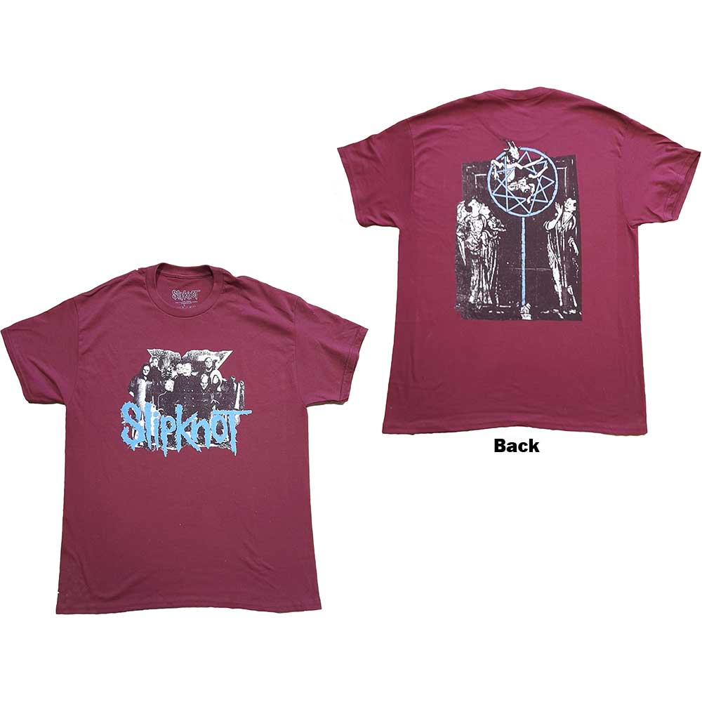 Slipknot Unisex T-Shirt: Goat Logo Demon (Back Print) (X-Large)
