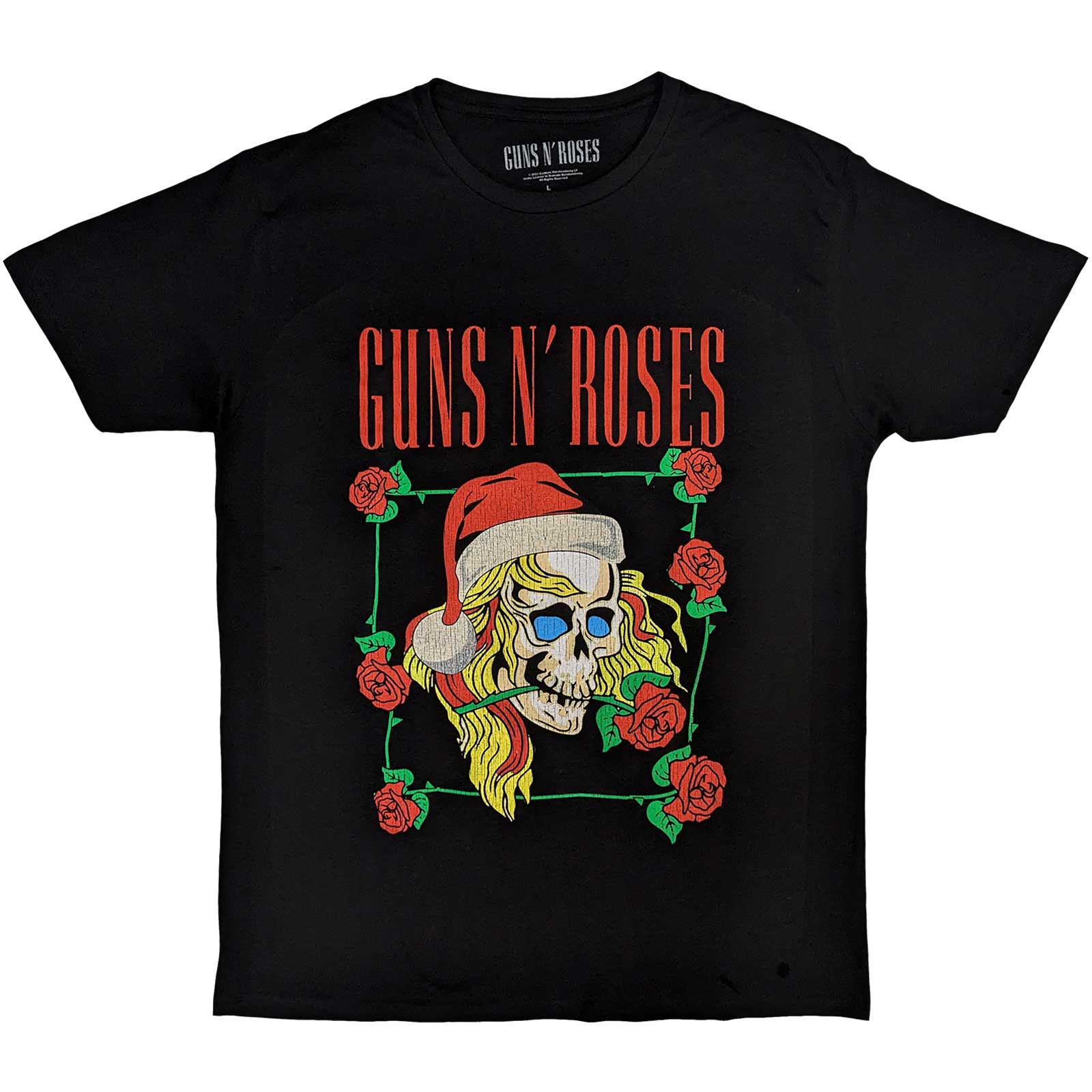Guns N' Roses Unisex T-Shirt: Holiday Skull (X-Large)