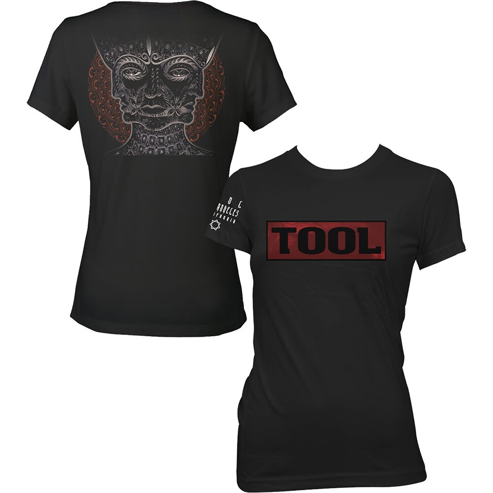 Tool Ladies T-Shirt: Shaded Box (Back & Sleeve Print) (Large)