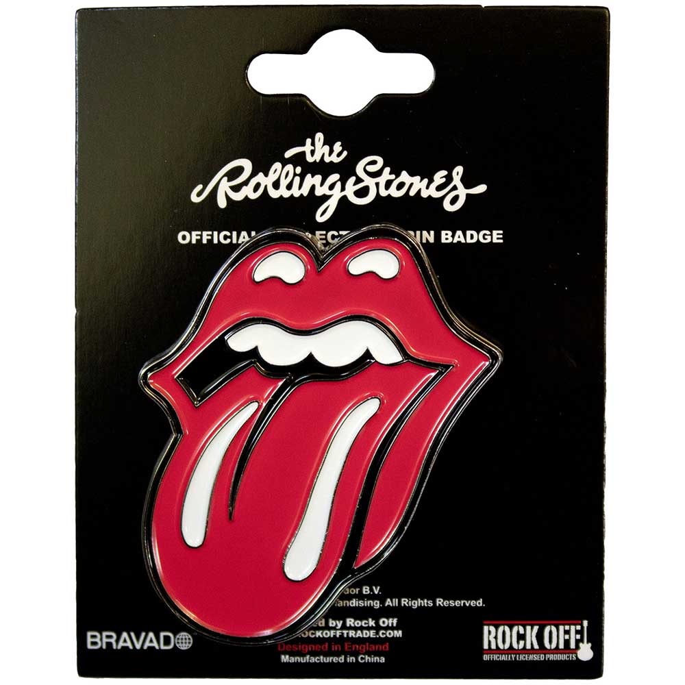 The Rolling Stones  Pin Badge: Classic Tongue Large