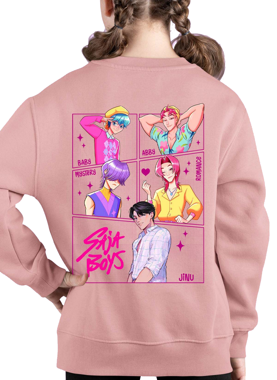 Saja Boys Kpop Demon Hunters kids sweatshirt: "Carre Boy" - available in several colors - size 3-14 years - 4