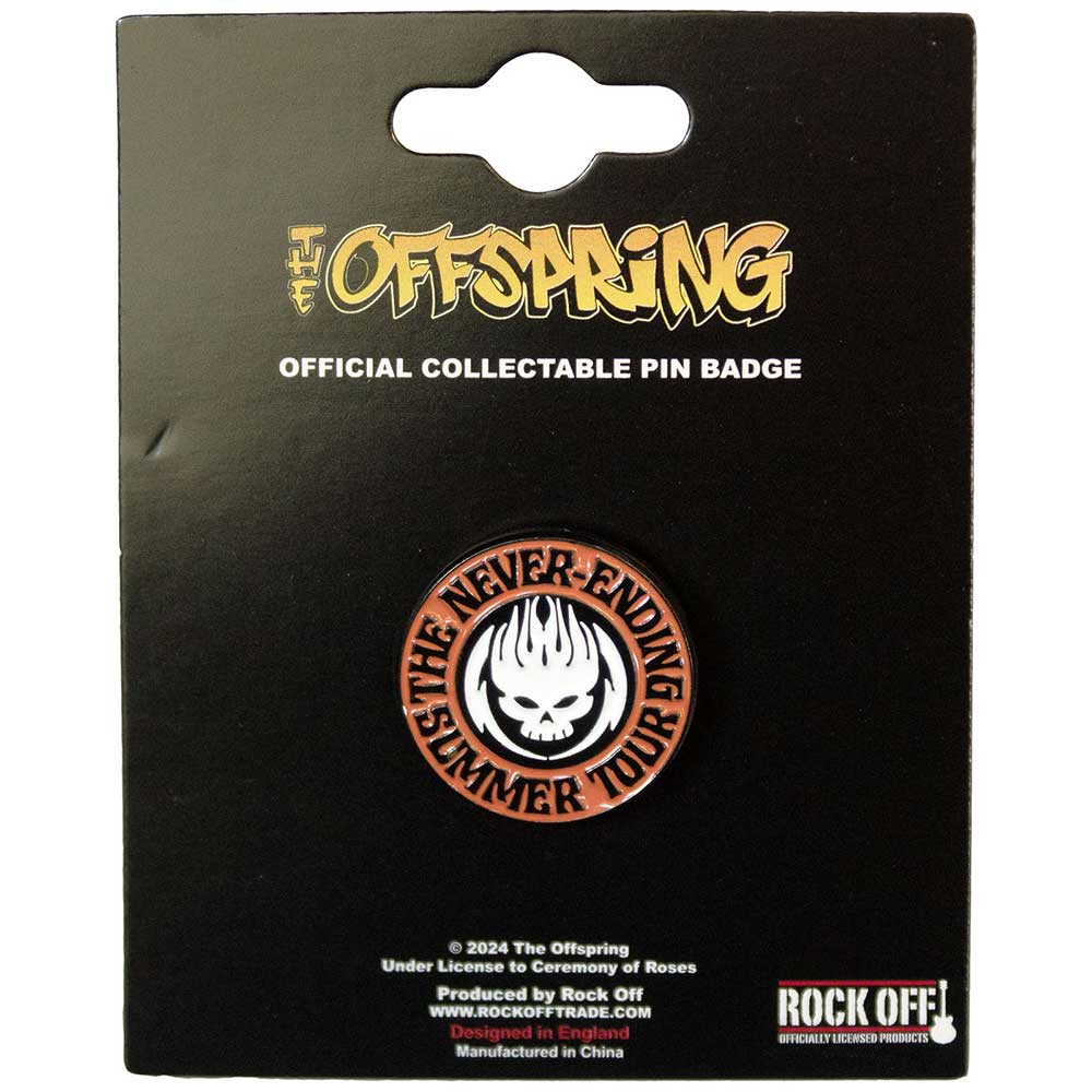 The Offspring  Pin Badge: The Never Ending Summer Tour