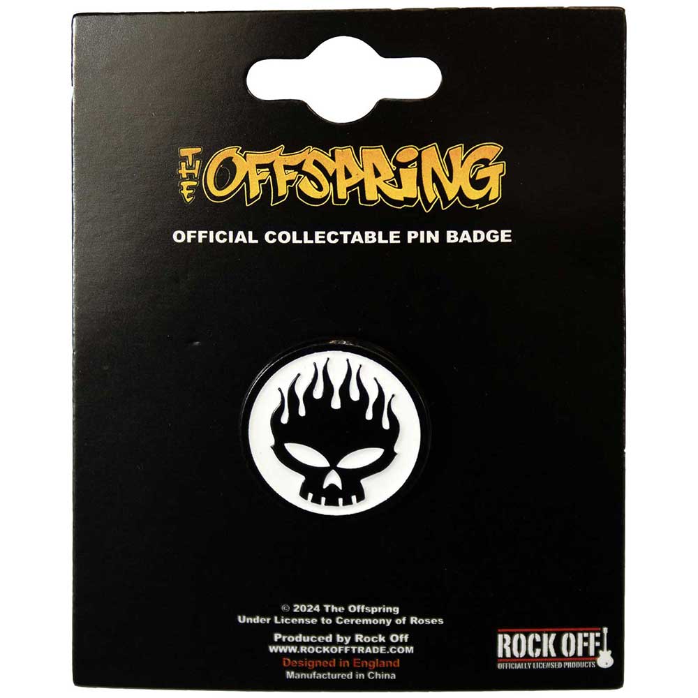 The Offspring  Pin Badge: Skull