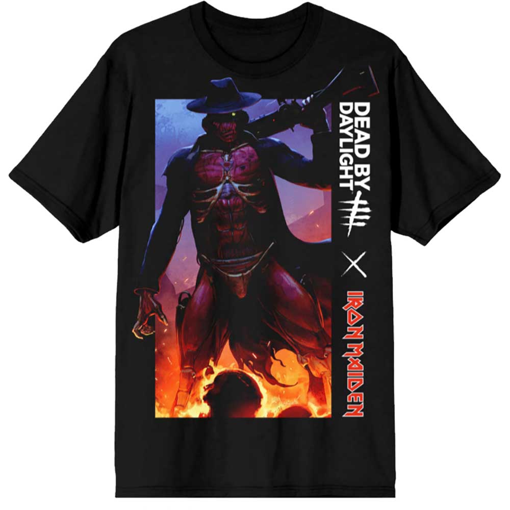 Iron Maiden Unisex T-Shirt: Dead By Daylight Gunslinger (Large)