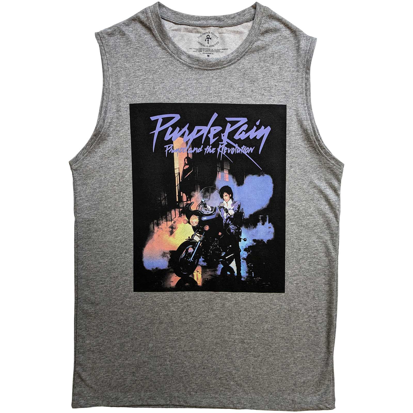 Prince Unisex Tank T-Shirt: Purple Rain (Large)