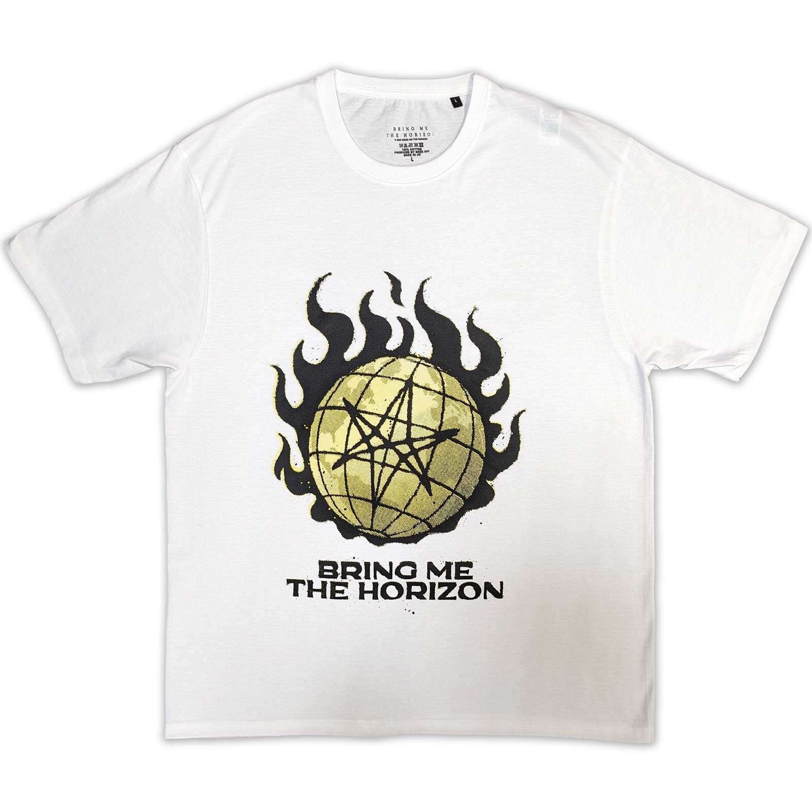 Bring Me The Horizon Unisex T-Shirt: Globe Yellow (X-Large)