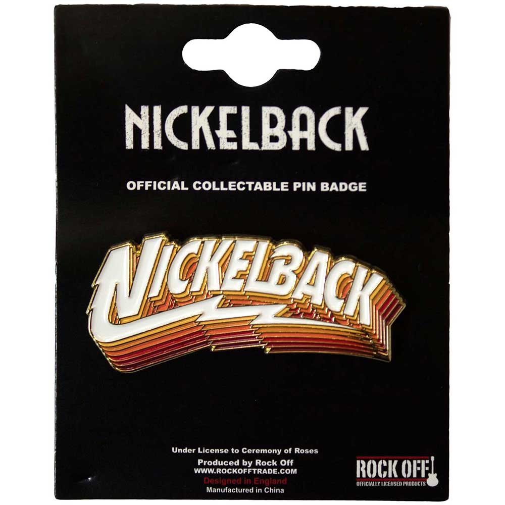 Nickelback  Pin Badge: Gradient Shadows Logo