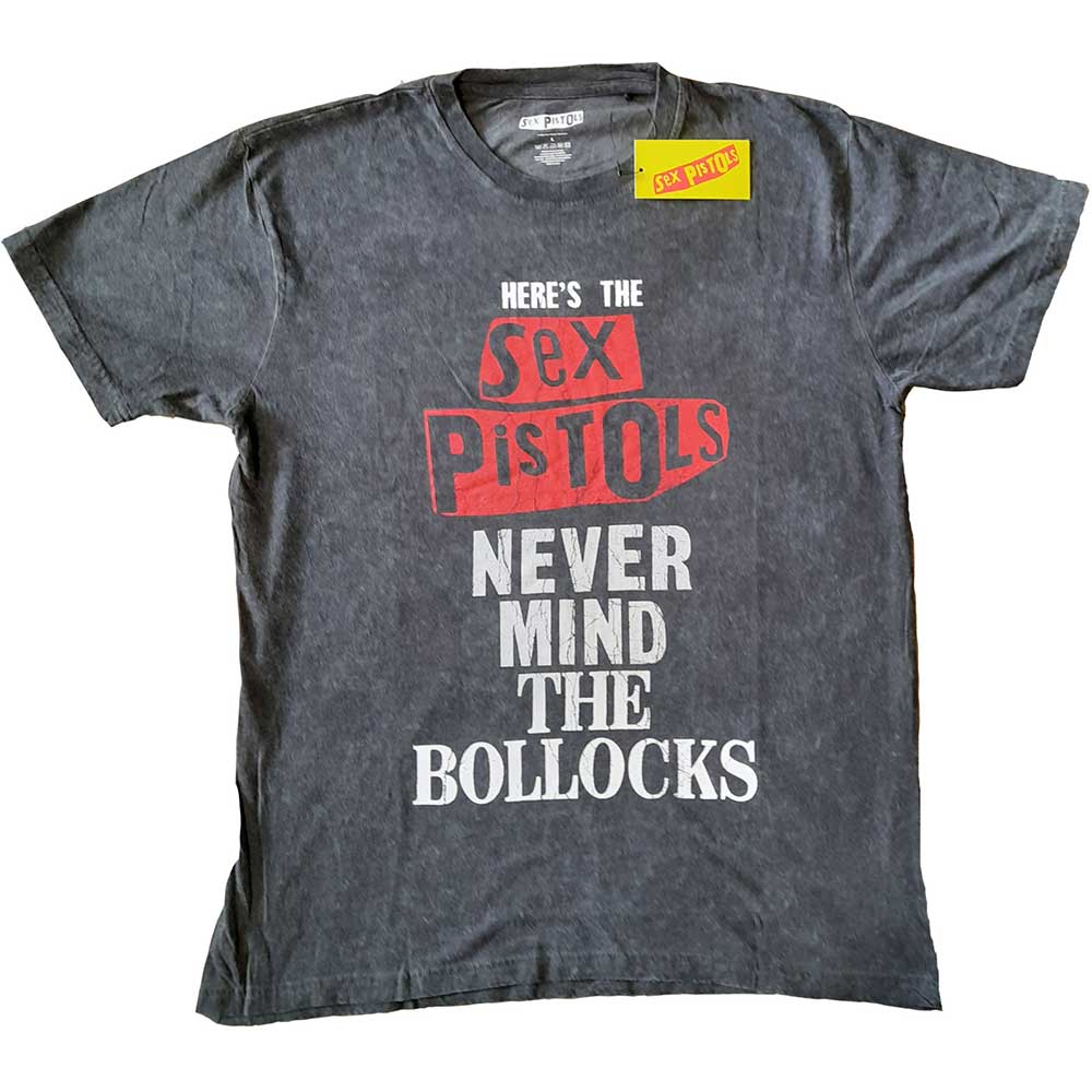 The Sex Pistols Unisex T-Shirt: NMTB Distressed (Dip-Dye) (Medium)