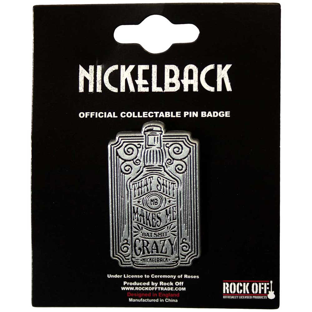 Nickelback  Pin Badge: Bat Shit