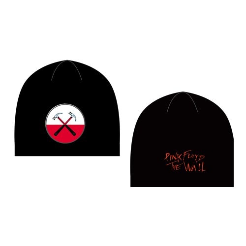 Pink Floyd Unisex Beanie Hat: The Wall Hammers Logo - 2