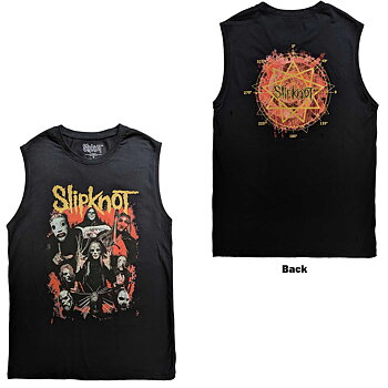 Slipknot Unisex Tank T-Shirt: Come Play Dying (Back Print) (Large)