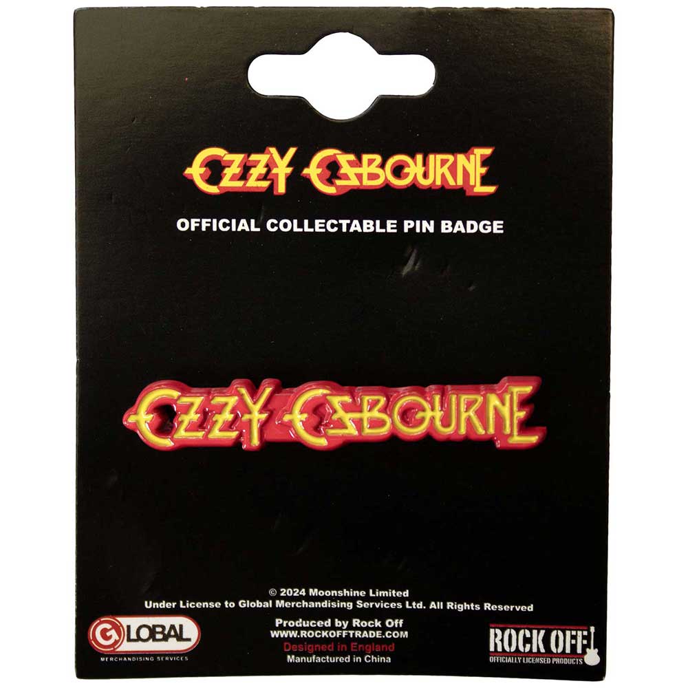Ozzy Osbourne  Pin Badge: Logo