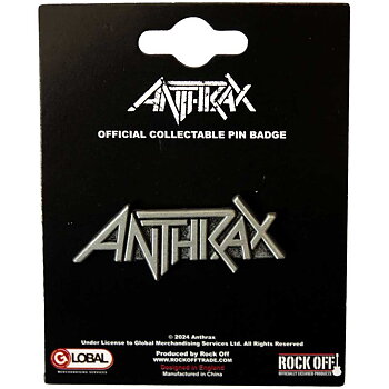 Anthrax  Pin Badge: Logo