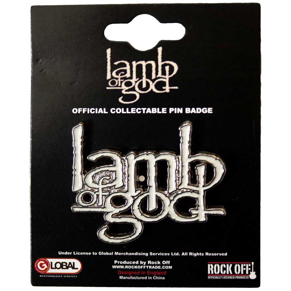 Lamb Of God  Pin Badge: Logo