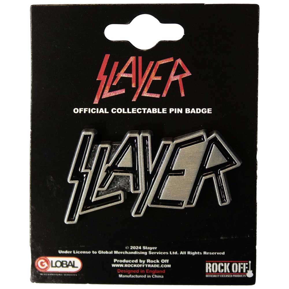 Slayer  Pin Badge: Logo