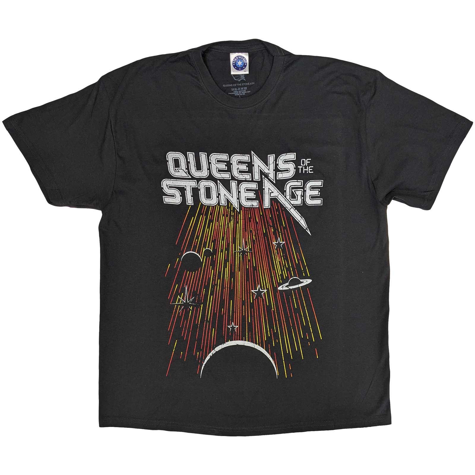 Queens Of The Stone Age Unisex T-Shirt: Meteor Shower (Large)
