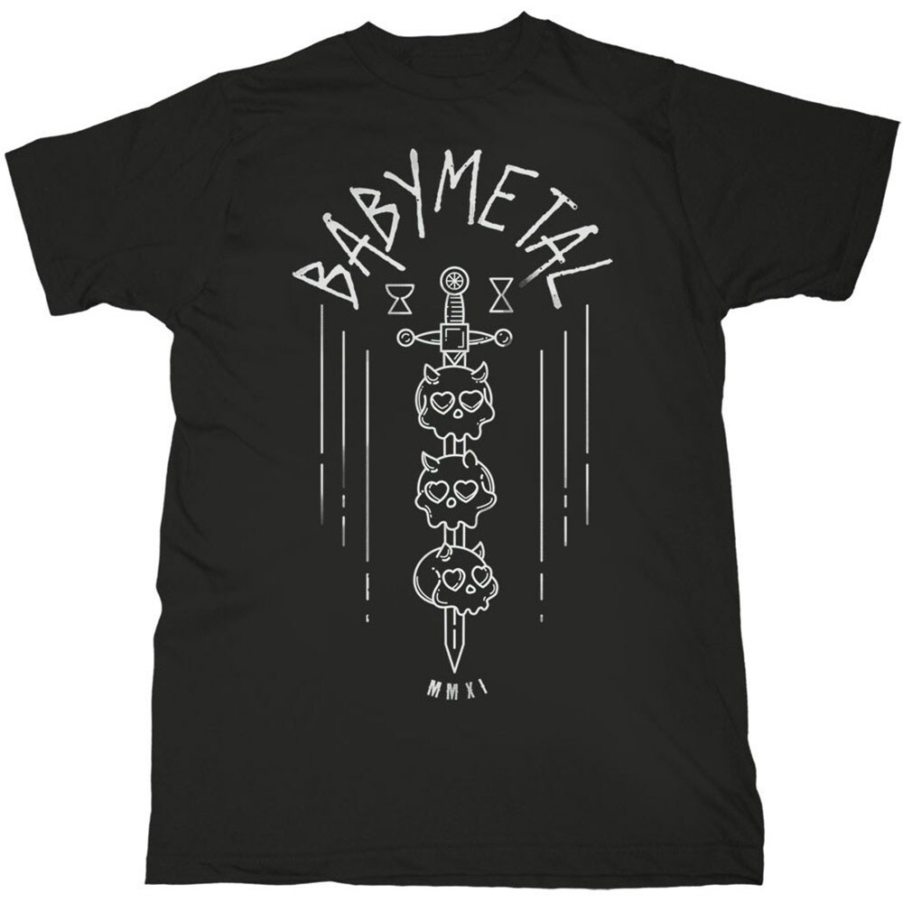 Babymetal Unisex T-Shirt: Skull Sword (XX-Large)