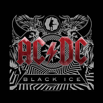 AC/DC Unisex Bandana: Black Ice