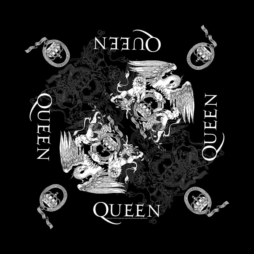 Queen Unisex Bandana: Crest