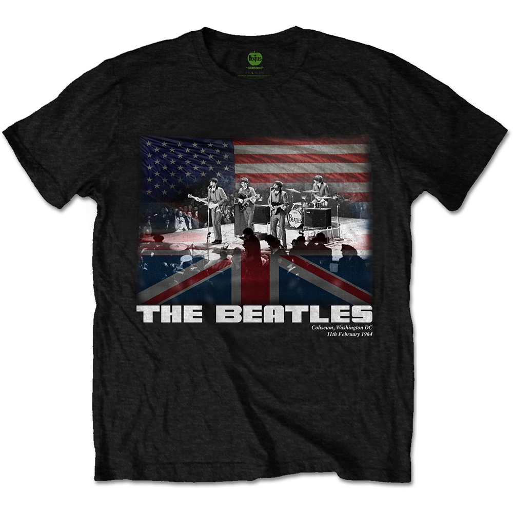 The Beatles Unisex Tee: Washington (Small)