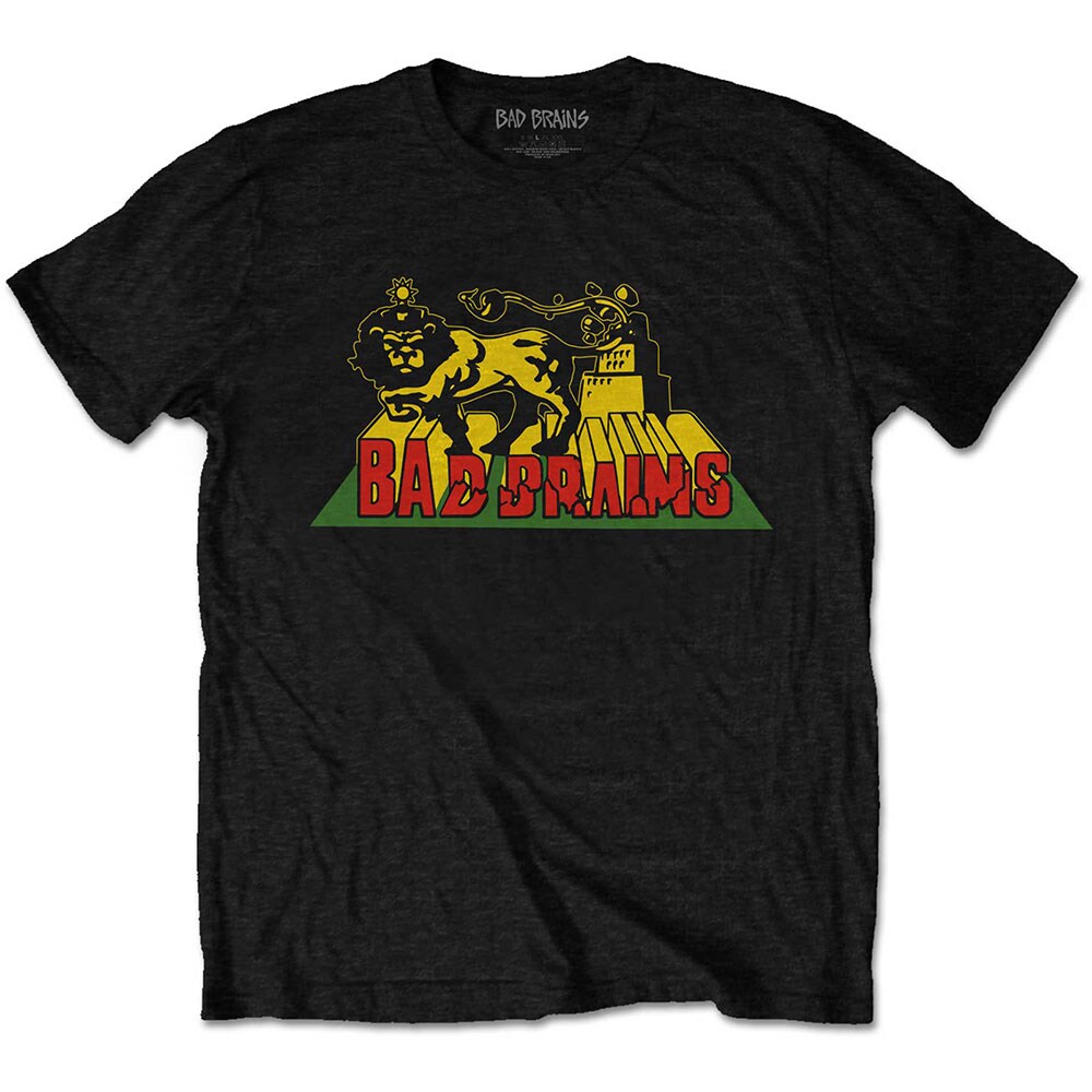 Bad Brains Unisex T-Shirt: Lion Crush (Large)