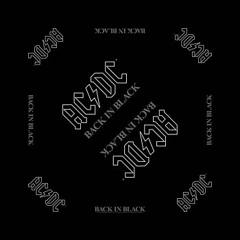 AC/DC Unisex Bandana: Back in Black