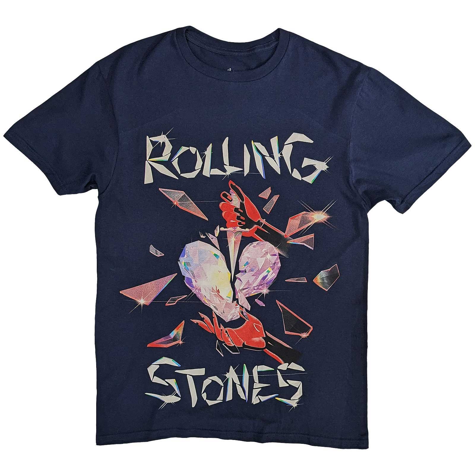 The Rolling Stones Unisex T-Shirt: Hackney Diamonds Heart (Medium)