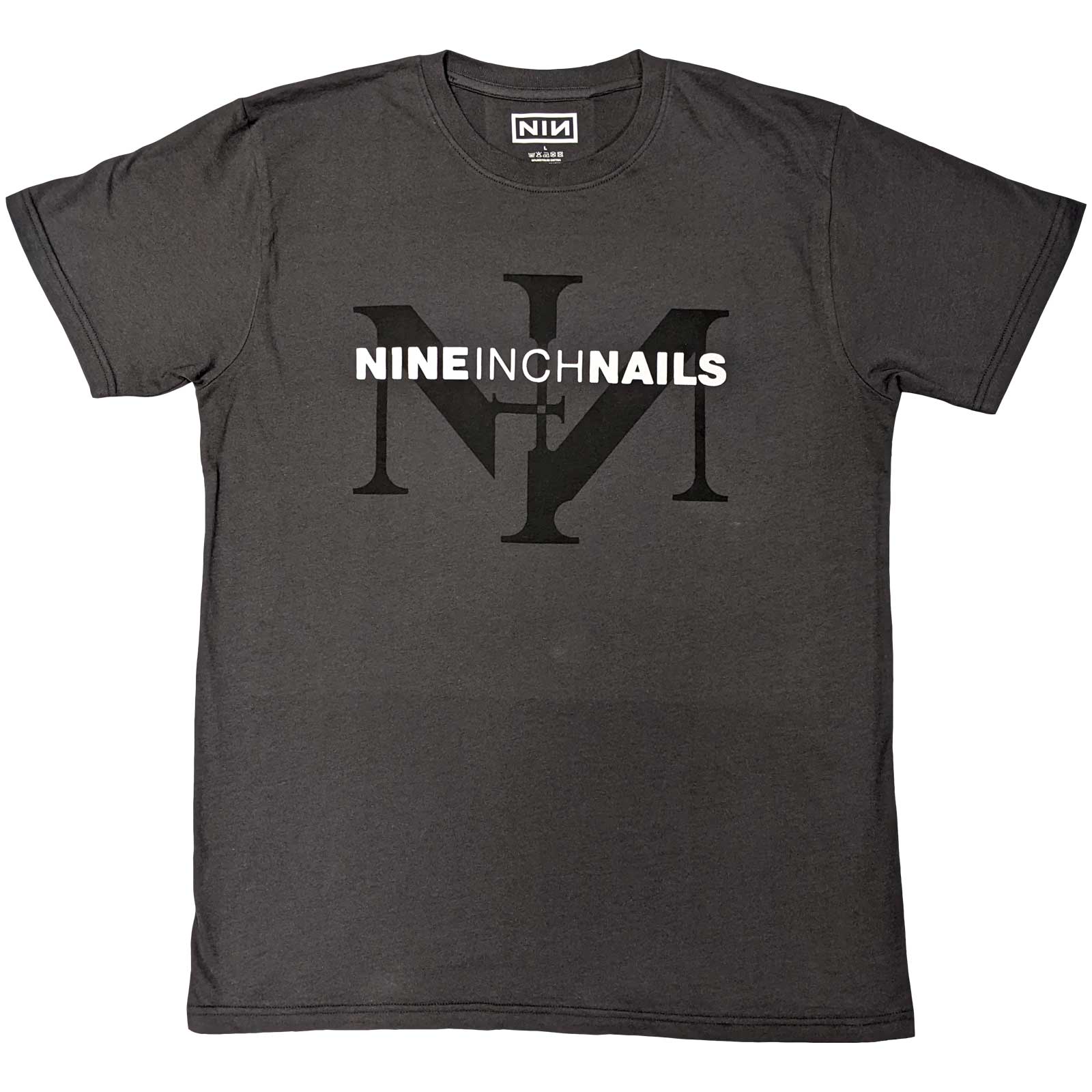 Nine Inch Nails Unisex T-Shirt: Icon & Logo (Small)