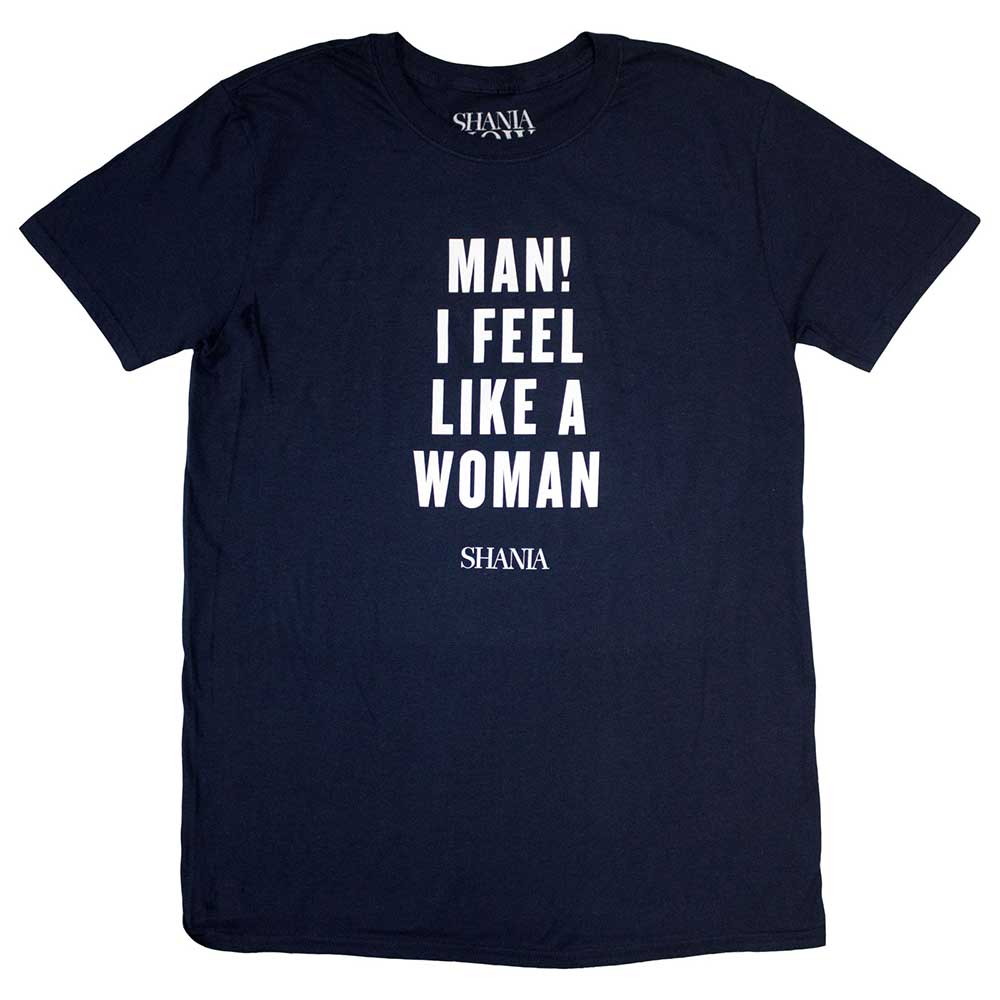 Shania Twain Unisex T-Shirt: Feel Like A Woman (Medium)