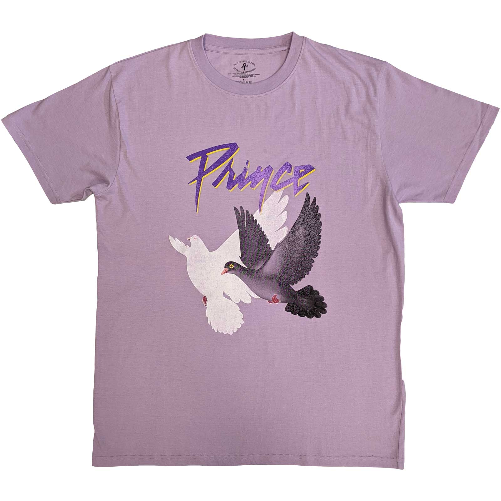 Prince Unisex T-Shirt: Doves Distressed (Small)