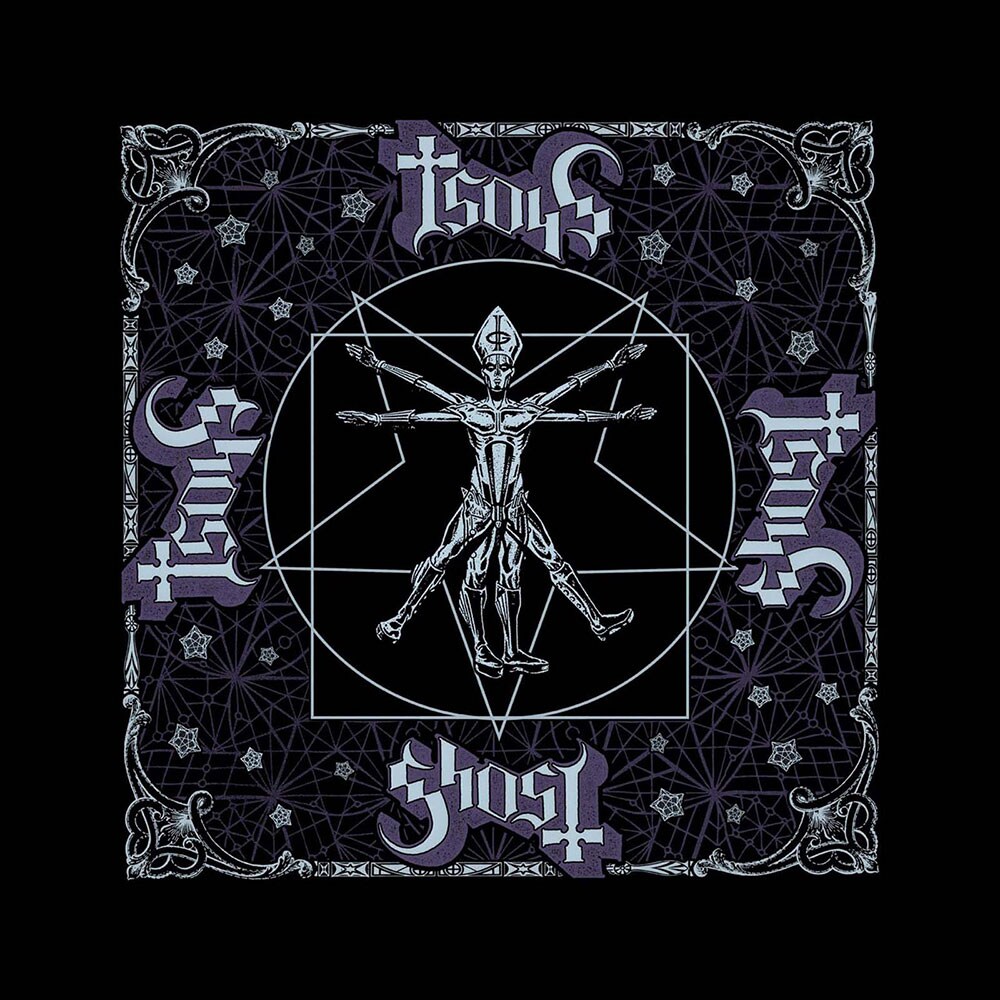 Ghost Unisex Bandana: Vitruvian Ghost - 2