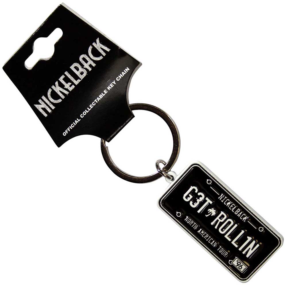 Nickelback  Keychain: License Plate