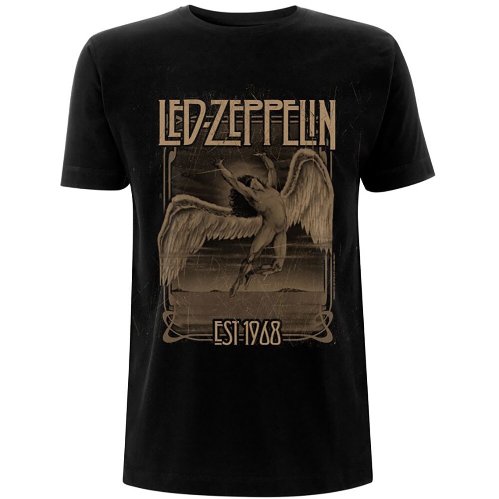 Led Zeppelin Unisex T-Shirt: Faded Falling (X-Large)