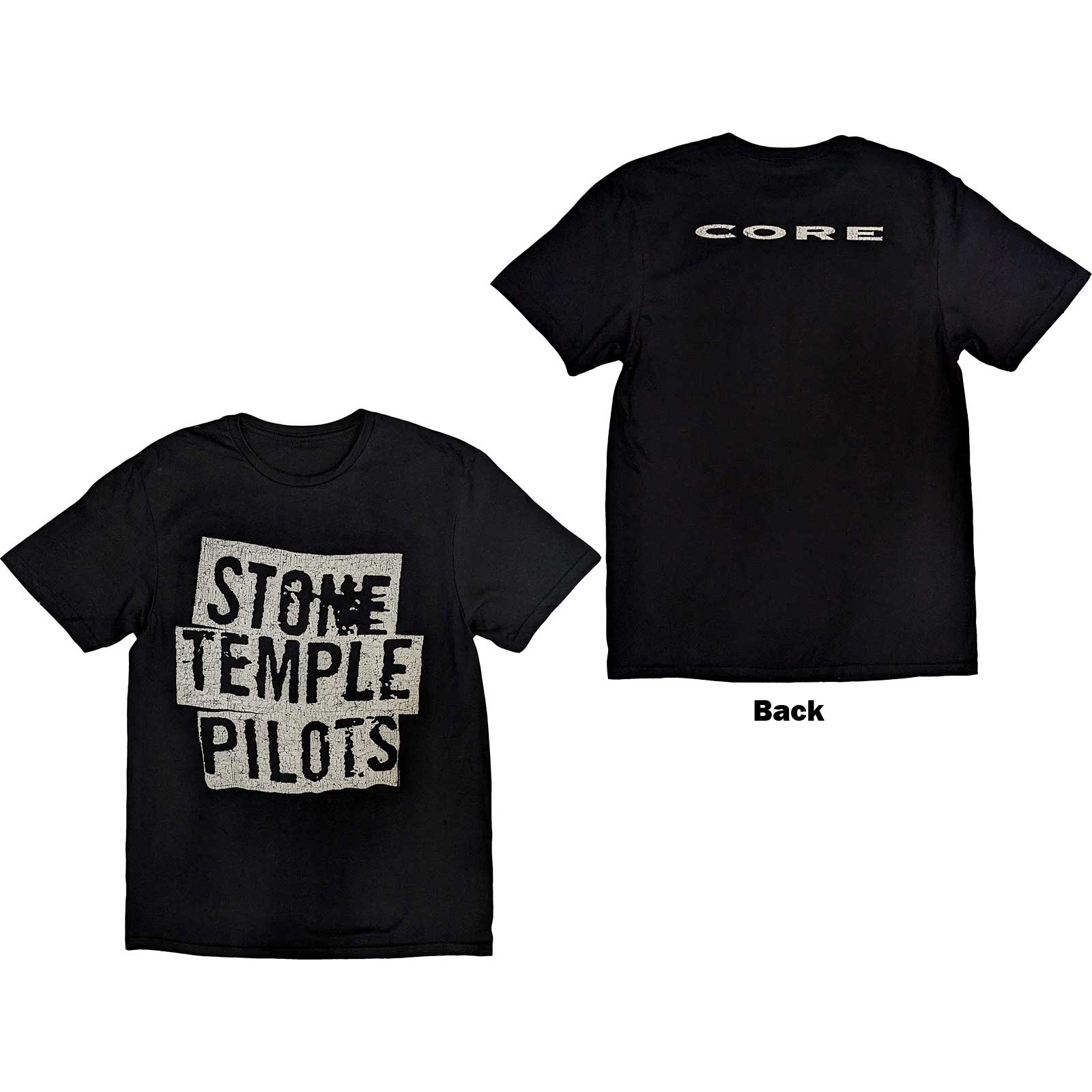 Stone Temple Pilots Unisex T-Shirt: Core (Back Print) (Medium)