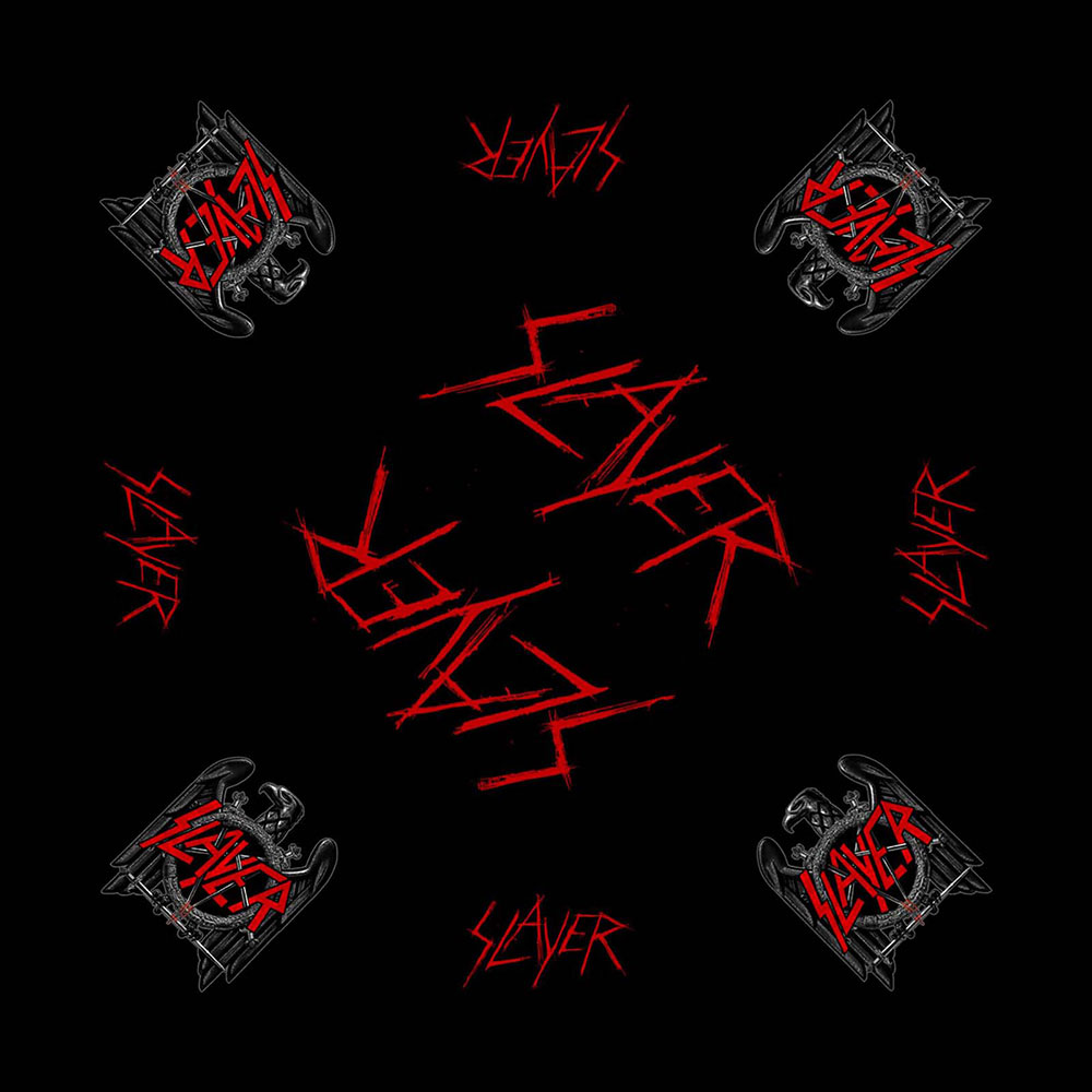 Slayer Unisex Bandana: Black Eagle