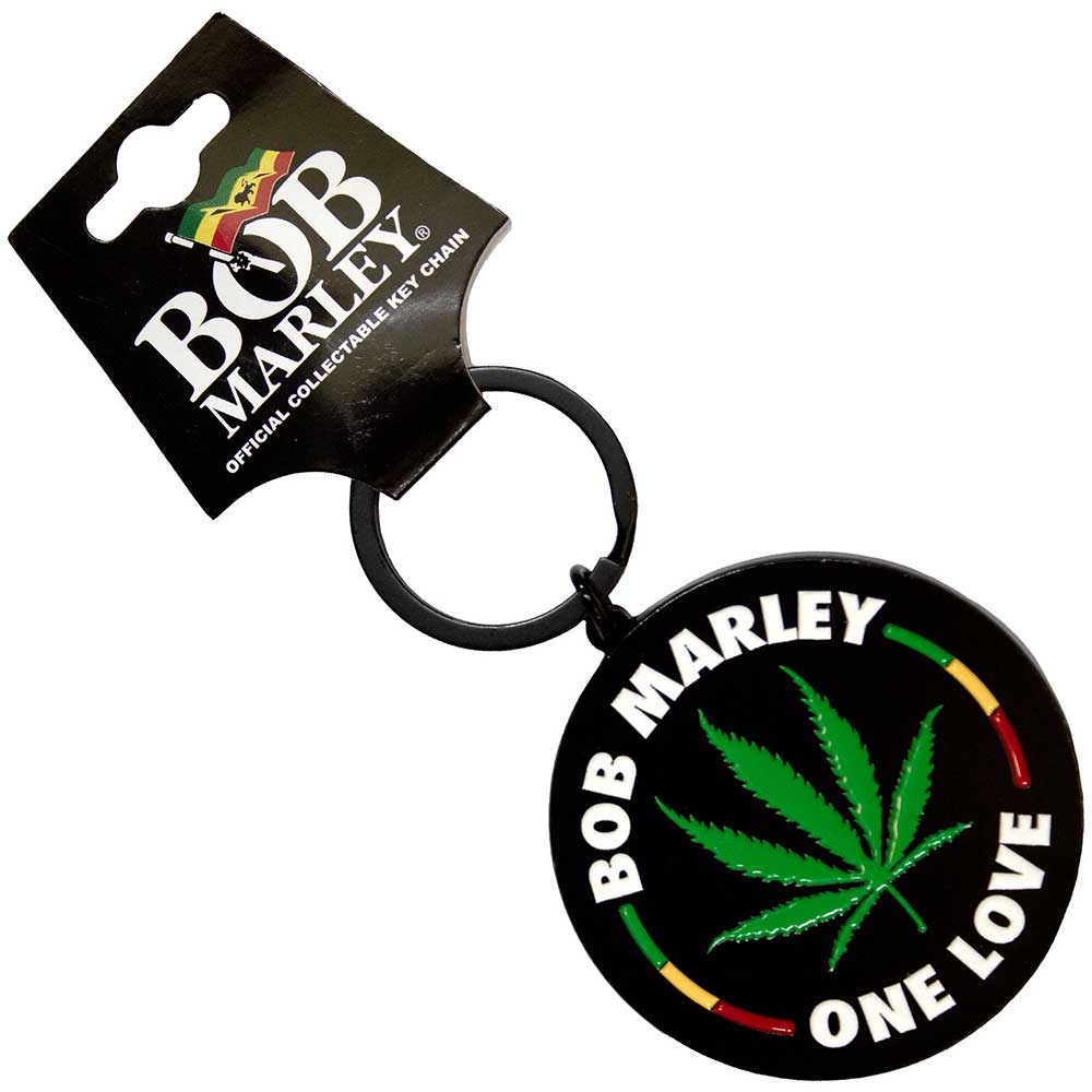 Bob Marley  Keychain: Leaf