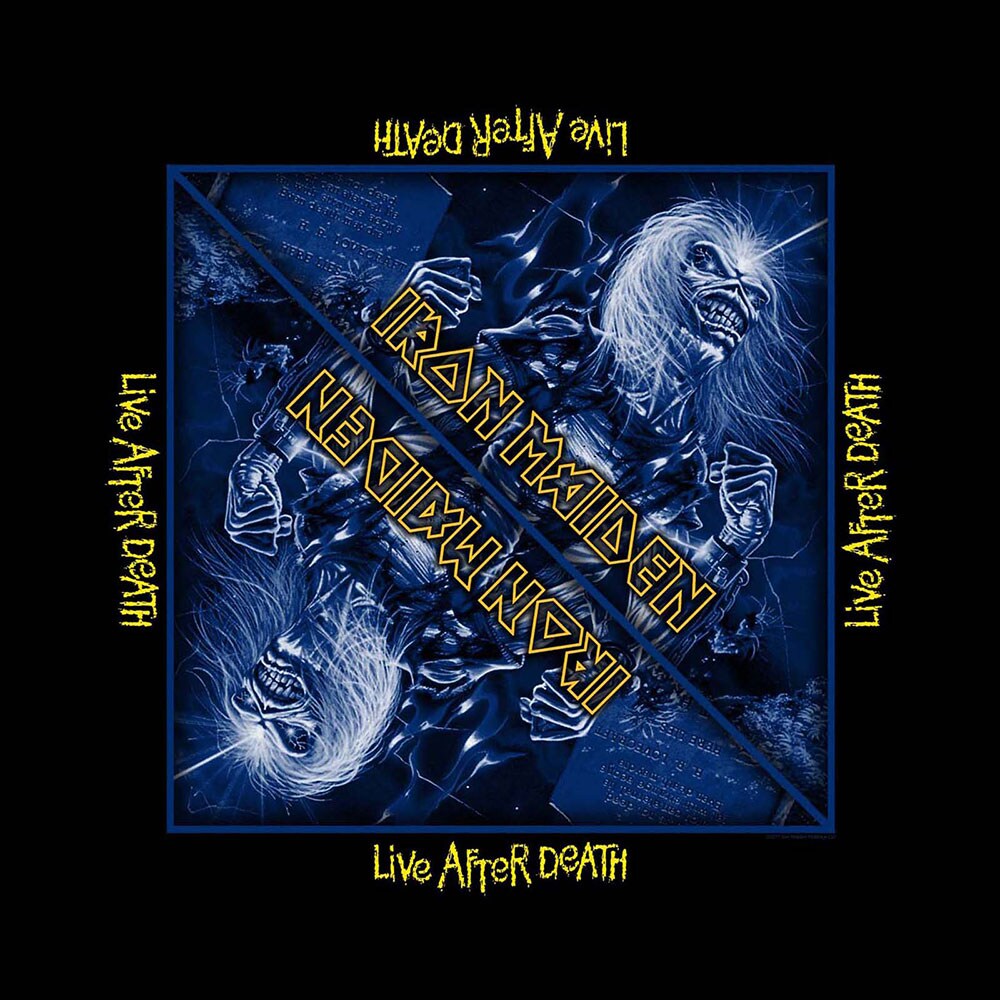 Iron Maiden Unisex Bandana: Live After Death - 2