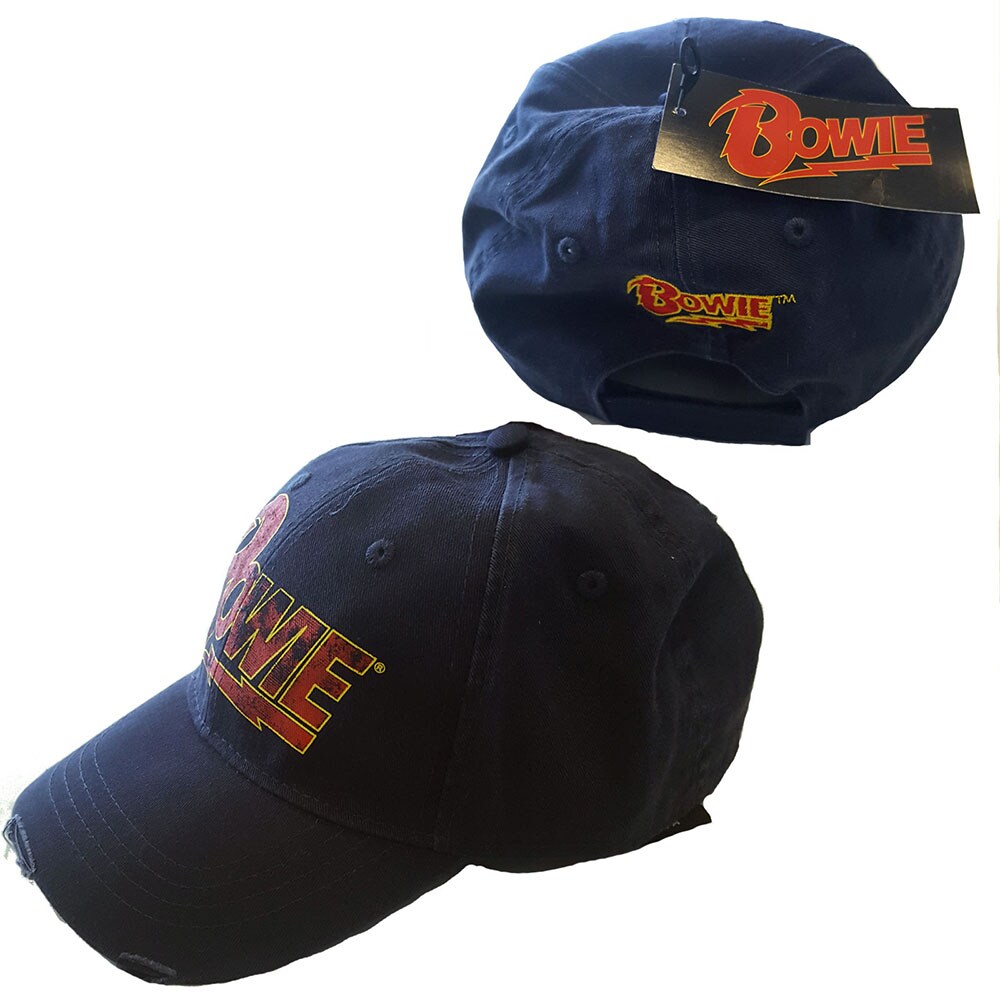 David Bowie Unisex Baseball Cap: Flash Logo - 2