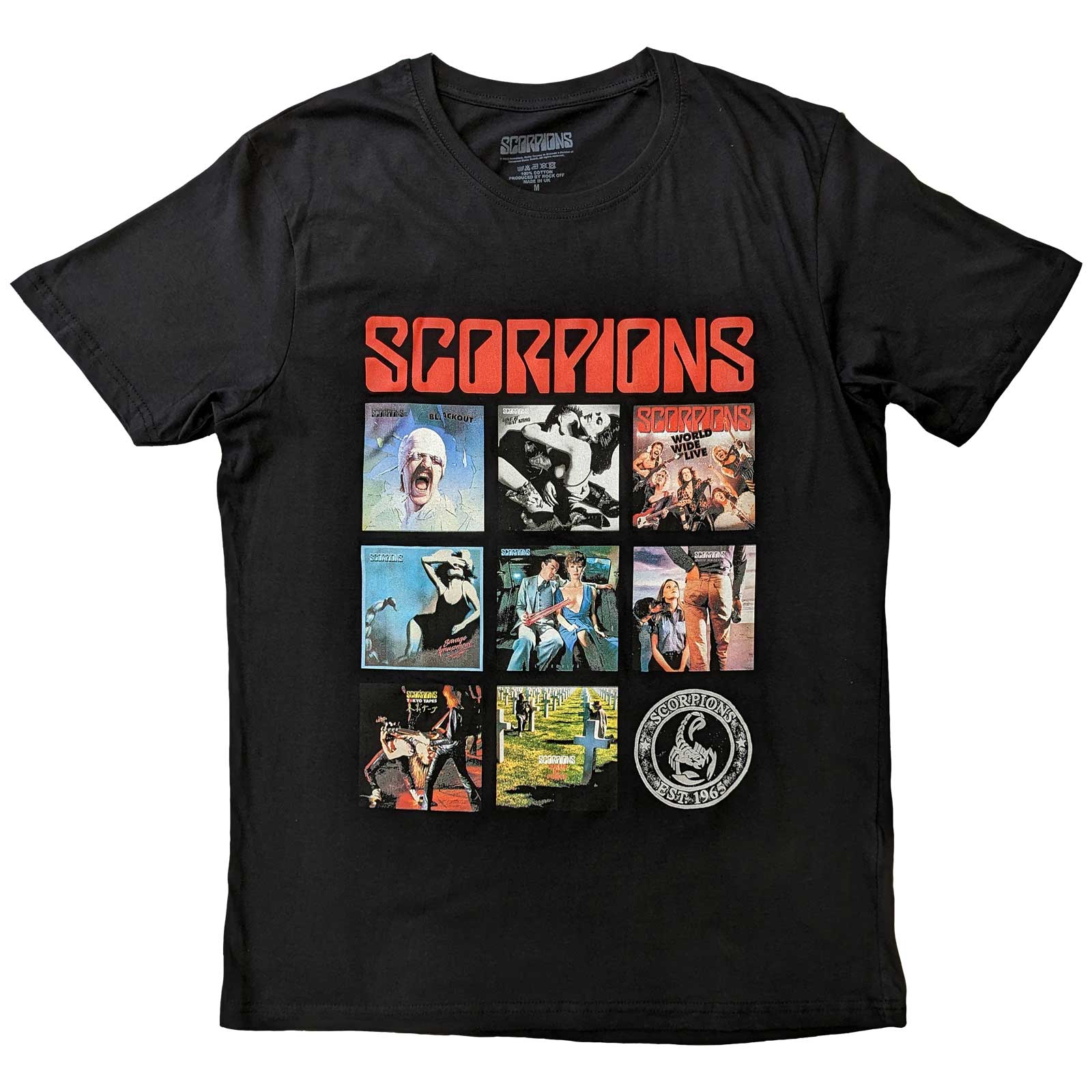 Scorpions Unisex T-Shirt: Remastered (Medium)