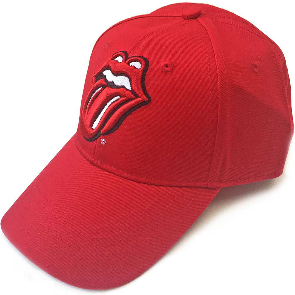 The Rolling Stones Unisex Baseball Cap: Classic Tongue (Red) - 2