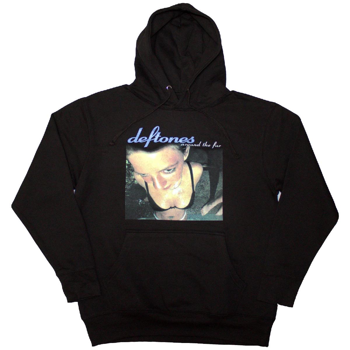 Deftones Unisex Pullover Hoodie: Around The Fur (Black) (X-Large)