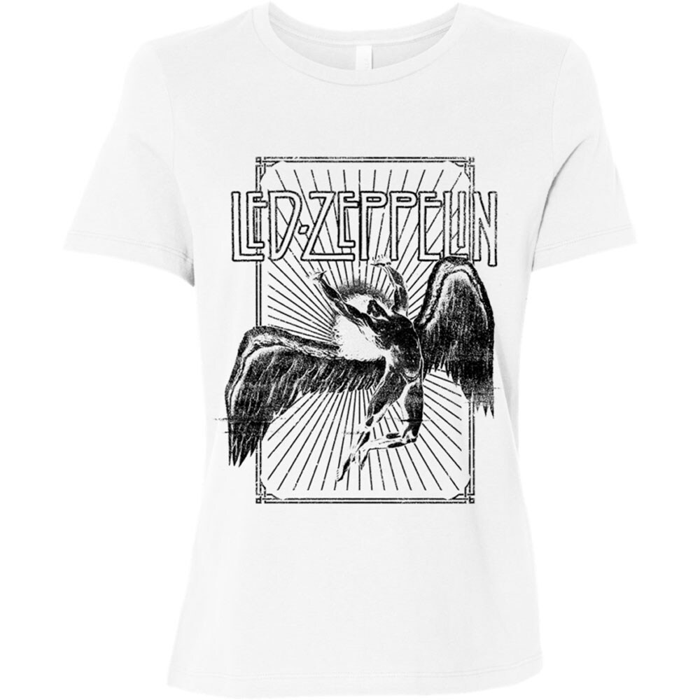Led Zeppelin Ladies T-Shirt: Icarus Burst (Medium)